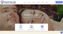 Desktop Screenshot of phillipthaidds.com